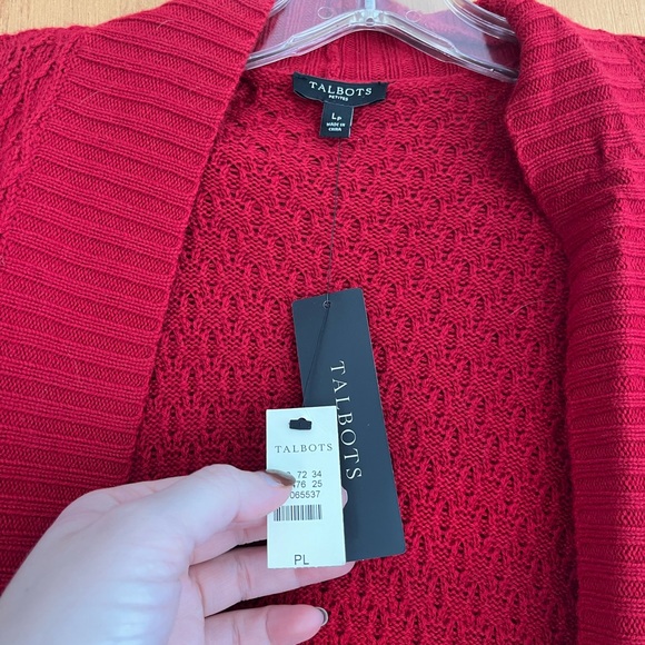 UNWORN Talbots Women's Red Sweater - Picture 2 of 2